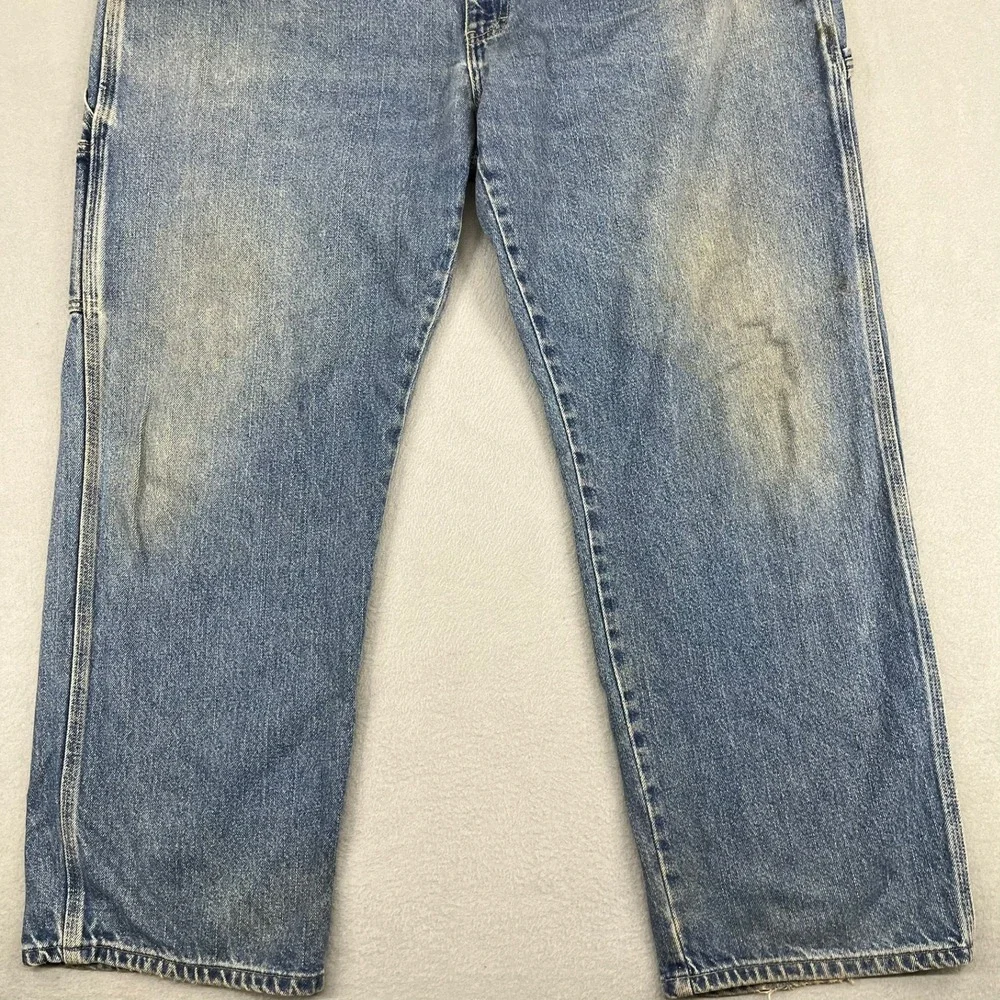 Dickies‎ Mens Carpenter Jeans Blue Denim Utility Work Pants 40x30 W414BDB